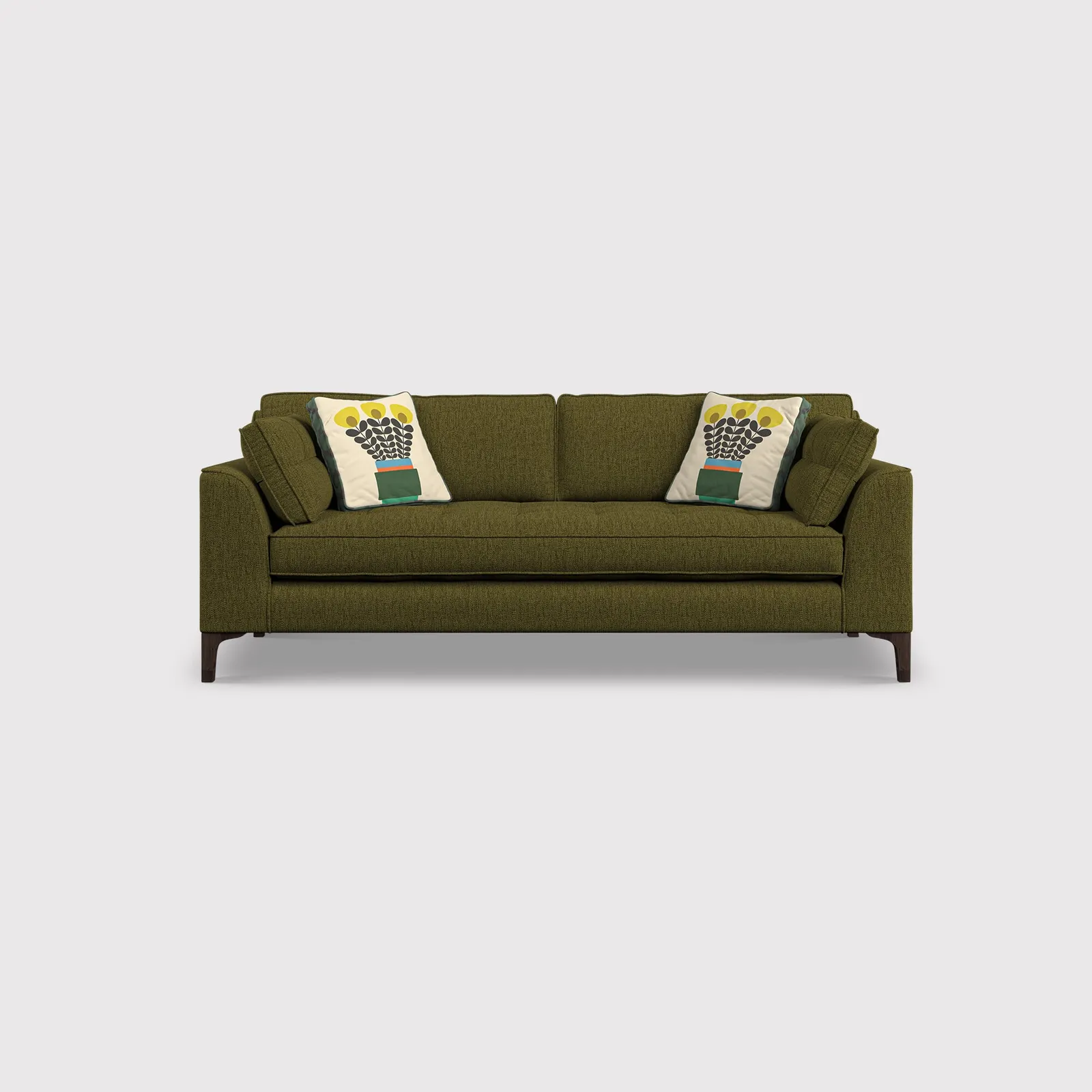 Orla Kiely Arklow Large Sofa, Green Fabric | Barker & Stonehouse 1
