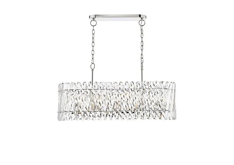 Cruzado 10 Light Bar Pendant - Nickel