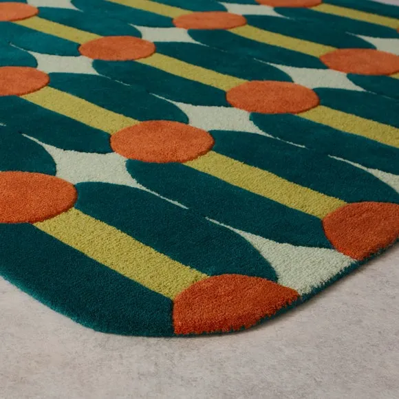 Yinka Ilori Rhythm Wool Rug 4