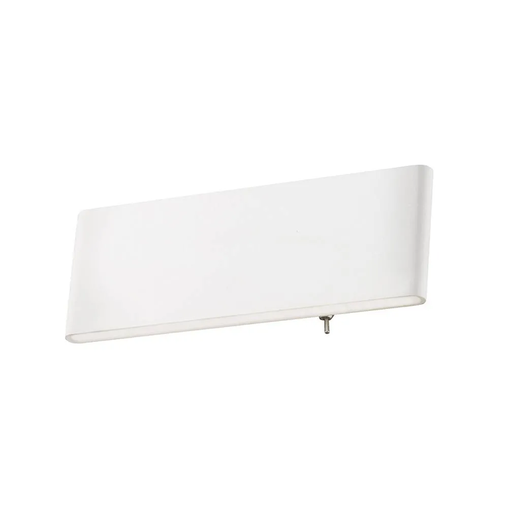 Netlighting Siegfried 22cm Integrated LED Up & Down Wall Lamp White 3000K 2