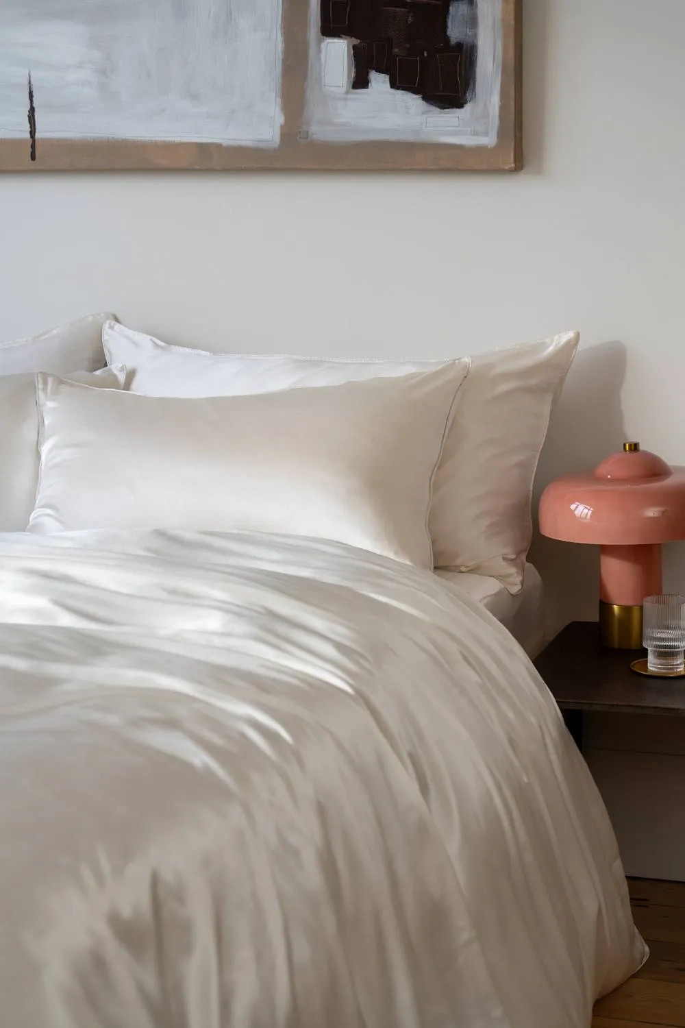 Soak&Sleep Ivory Pure Mulberry Silk Pillowcase 3