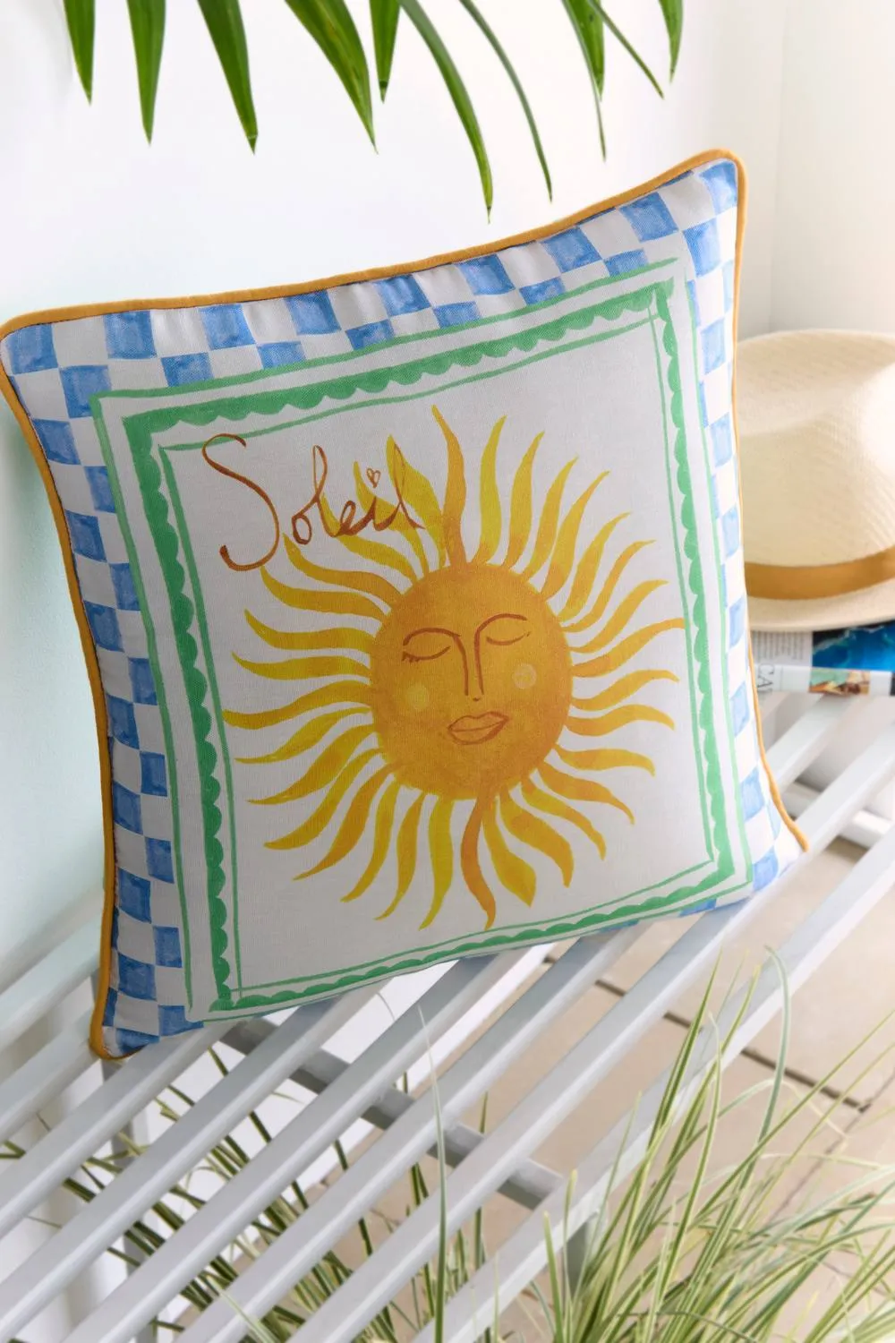 Fusion 'Soleil Sun' Outdoor Water Resistant Filled Cushion