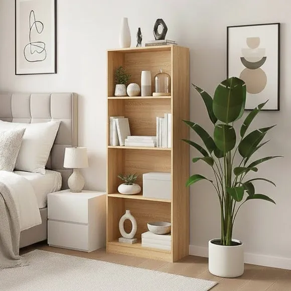 Cambridge 4 Tier Large Bookcase 3