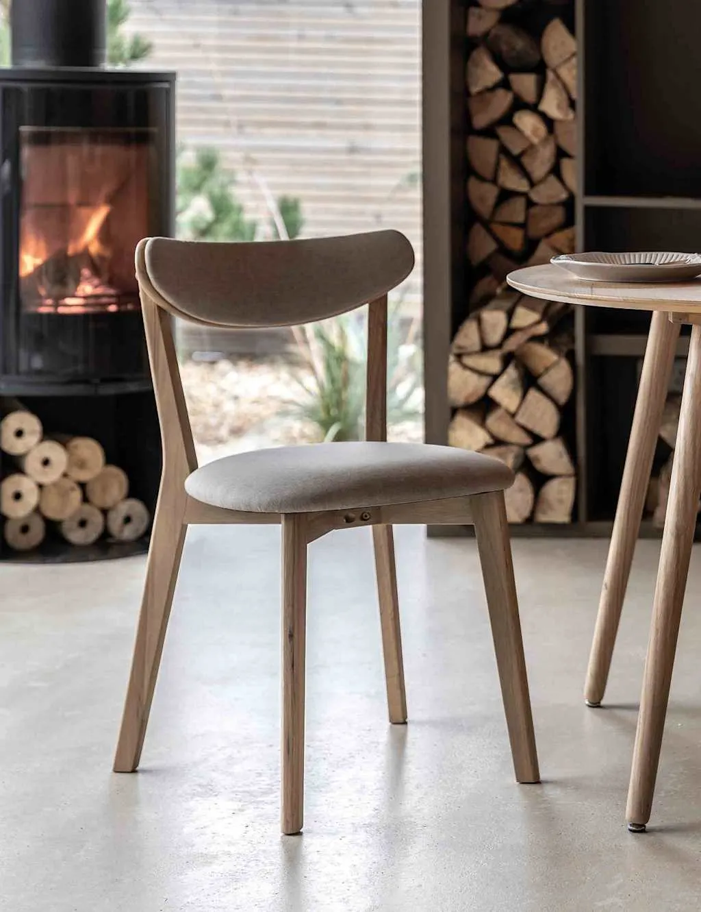 Gallery Direct Set of 2 Hatfield Dining Chairs Natural Mix