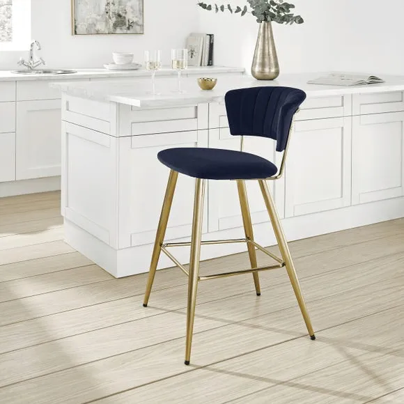 Kendall Bar Stool, Velvet 2