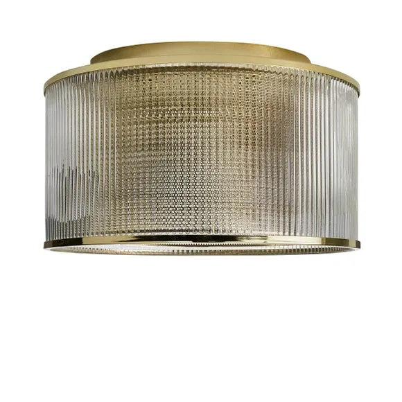 Kruze Glass Flush Ceiling Light 5