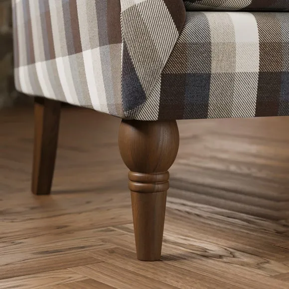 Charnwood Check Occasional Armchair 5