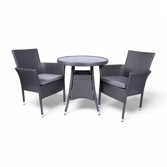 Malaga Outdoor Stacking Bistro Set 2
