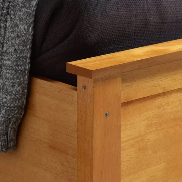 Phoenix Ottoman Bed Frame, Wood Effect 5