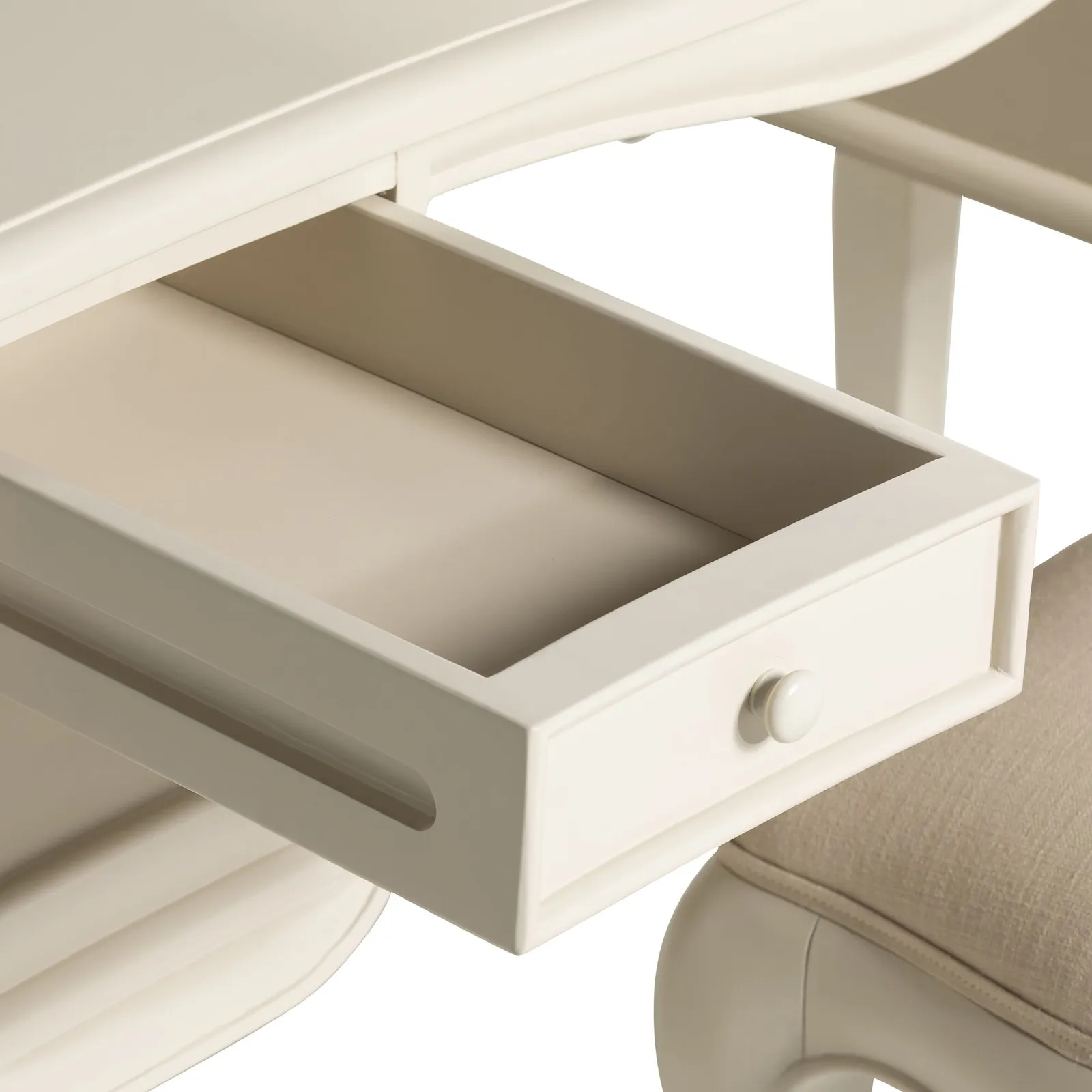 Calista Dressing Table, White Wood | Barker & Stonehouse 6
