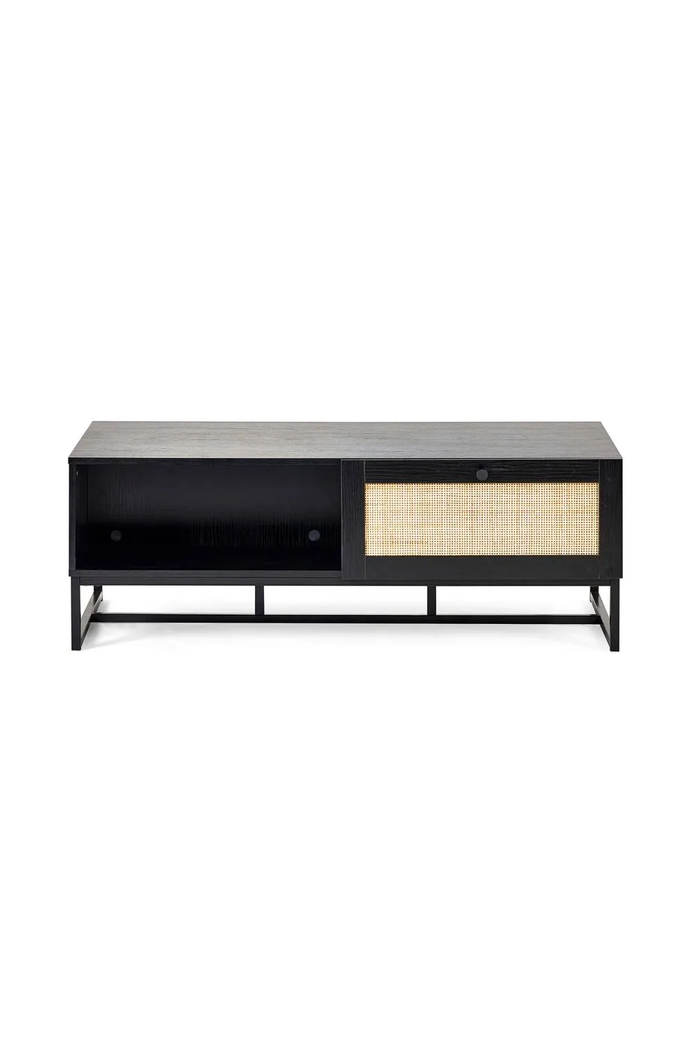 Julian Bowen Padstow Rattan Coffee Table in Black 5