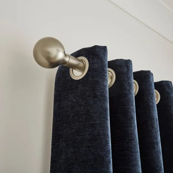 Contemporary Ball Fixed Metal Curtain Pole 4