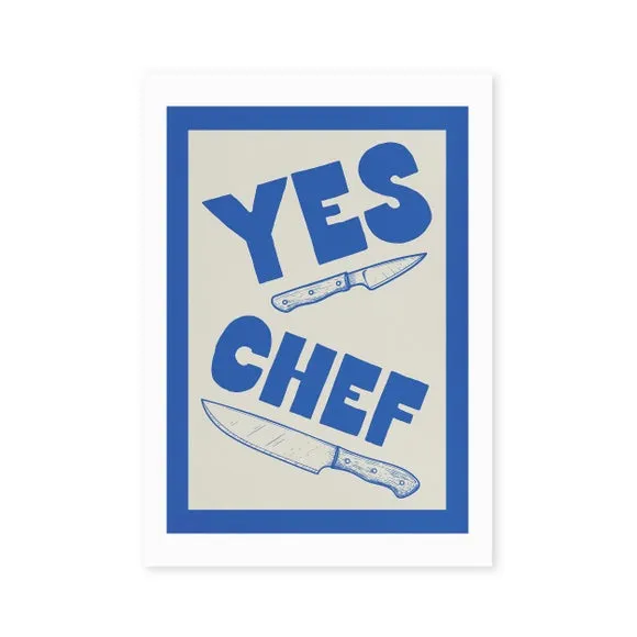 East End Prints Yes Chef by Don't Grow Up Print 2