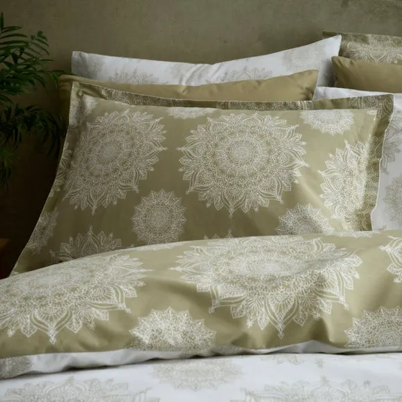 Zahara Mandala Polycotton Oxford Pillowcase 2