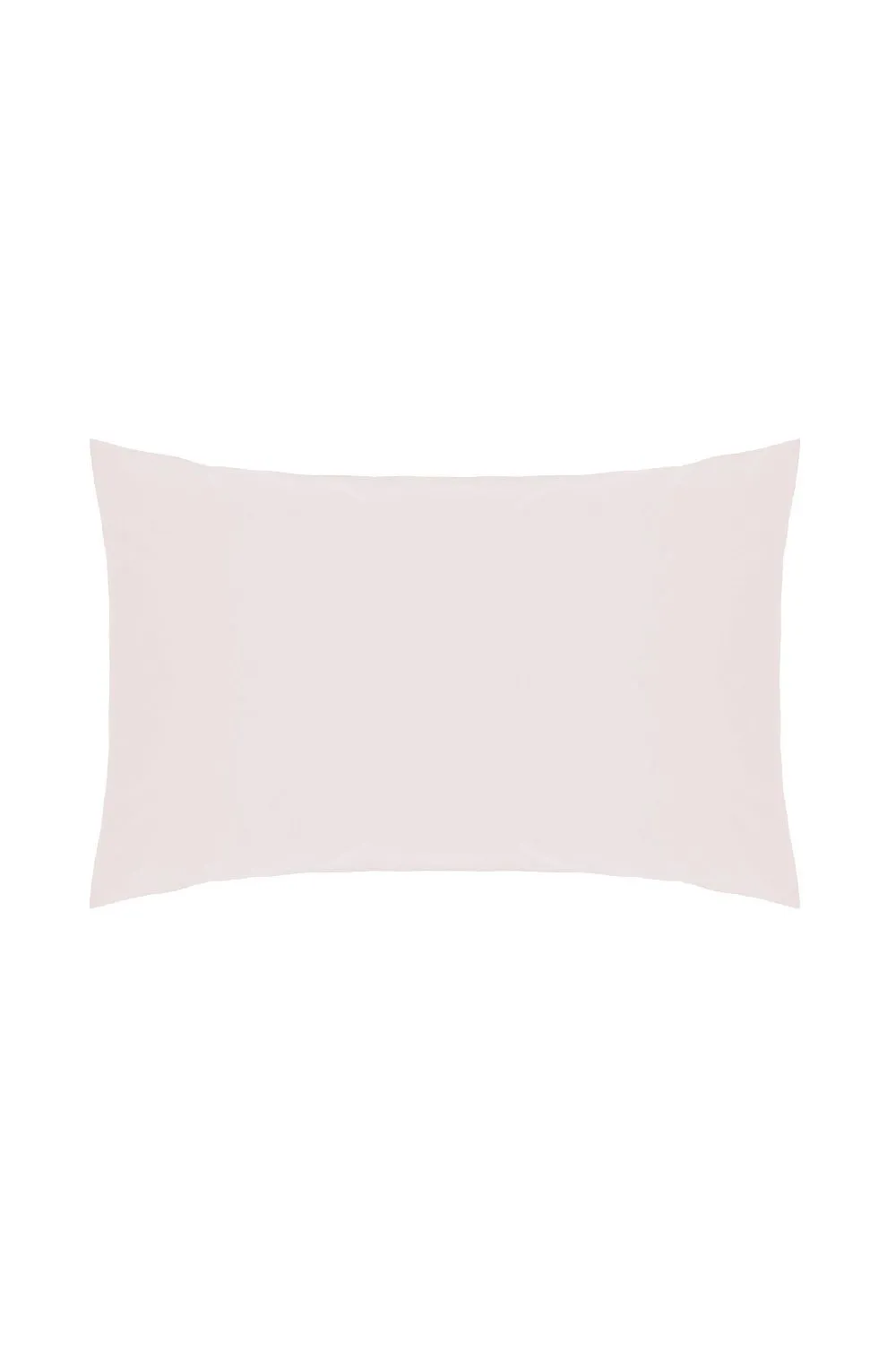 Belledorm Easy Care 200 Thread Count Cotton Polyester Percale Housewife Pillowcase in Light Pink 1