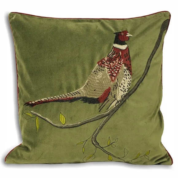 Hunter Velvet Cushion