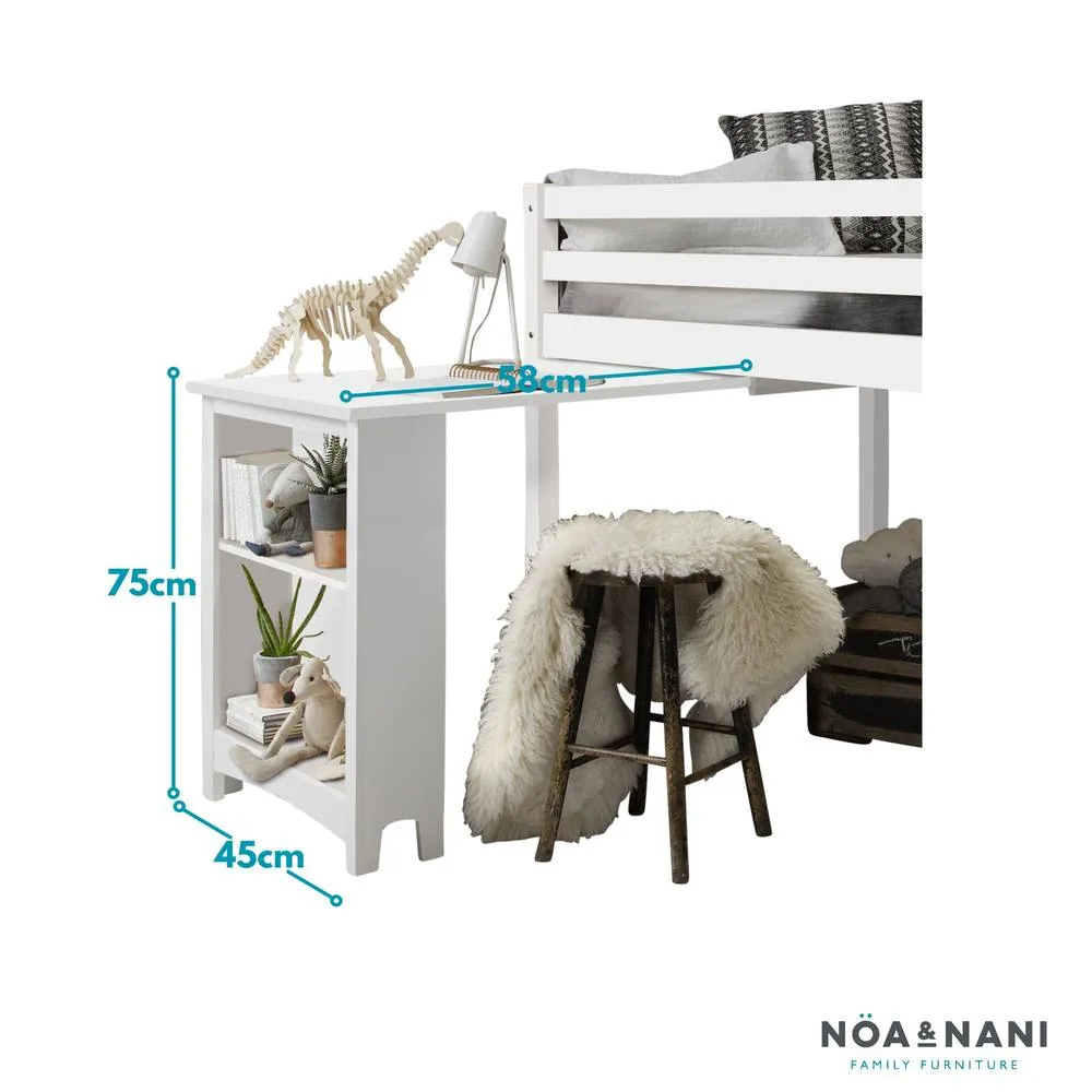 Nöa and Nani Pull out Desk for Cabin Bed in White 3