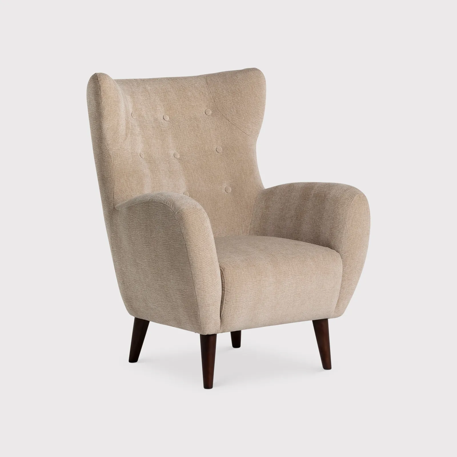 Lucian Accent Chair, Neutral Fabric | Barker & Stonehouse