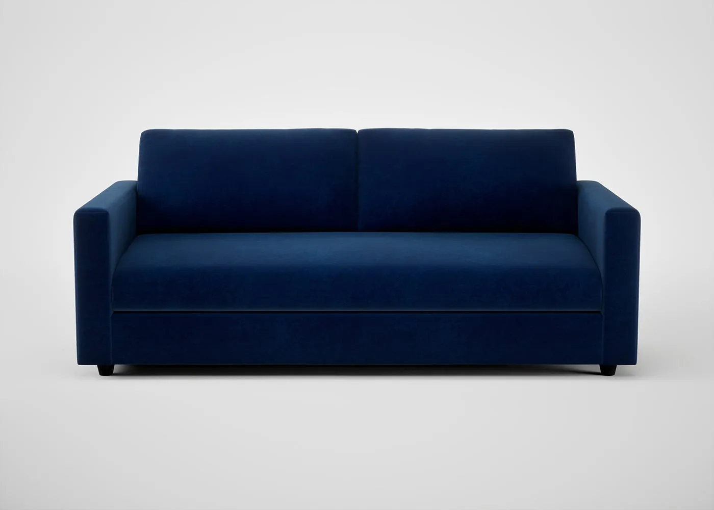 Heal's Nimbus II 4 Seater Sofa Smart Velvet Dusk Black Feet 2