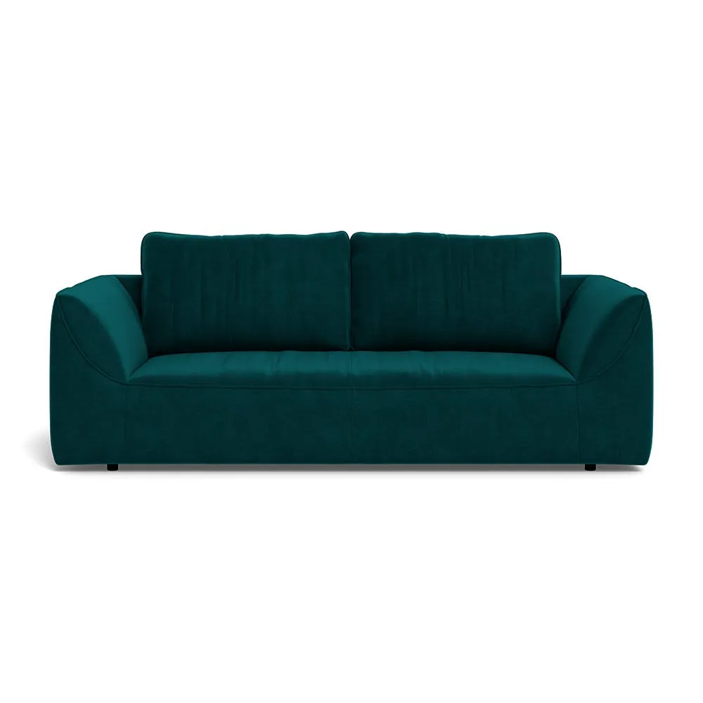 Heal's Morven 3 Seater Sofa Smart Luxe Velvet Ocean 1