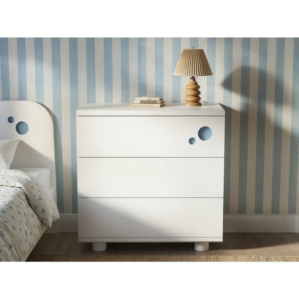 Flair Livana 3 Drawer Chest White