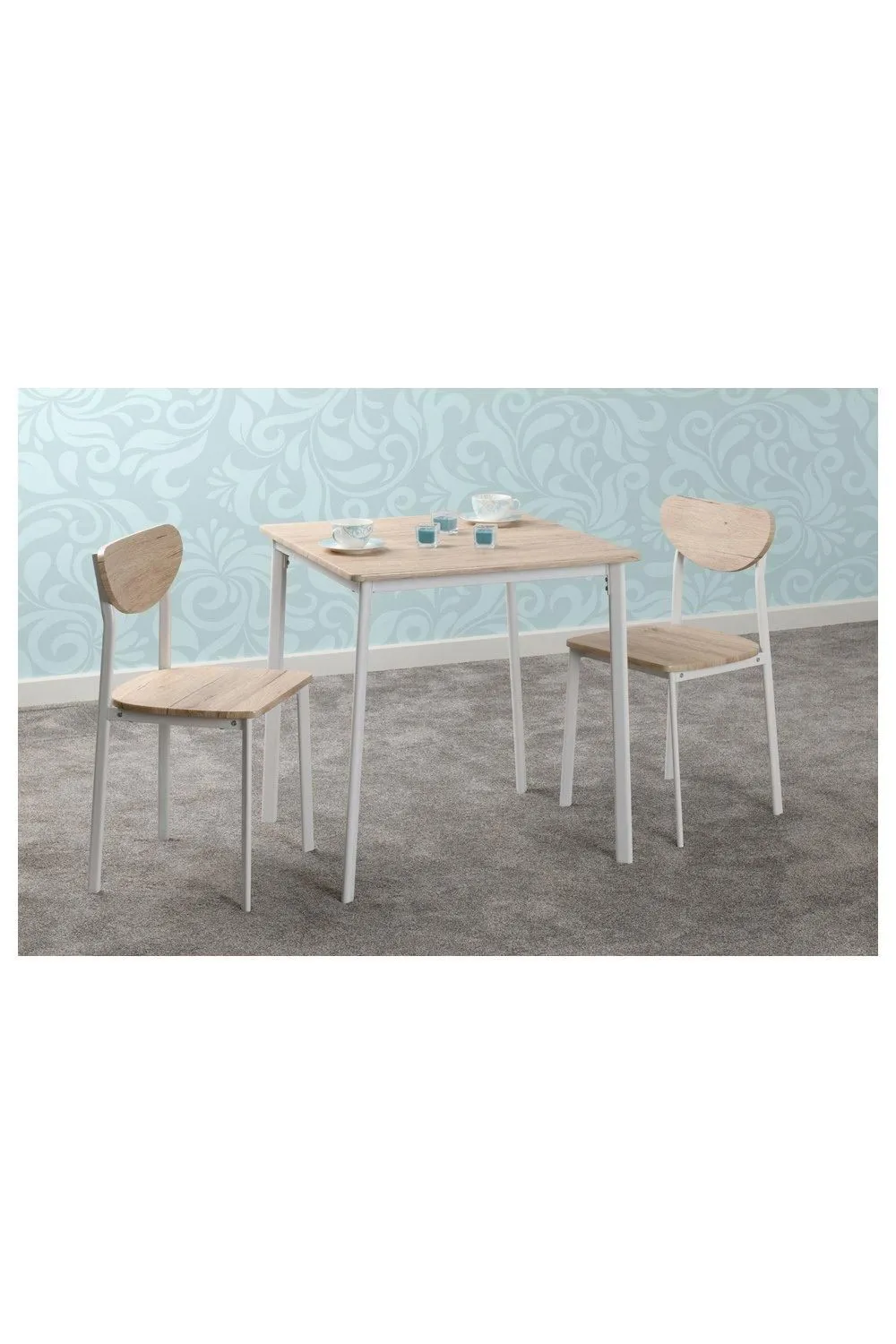 Seconique Riley Small Dining Set in White