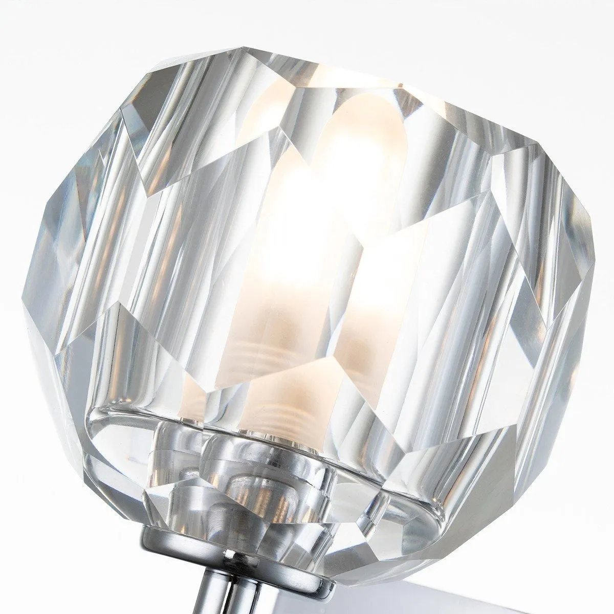 Netlighting Quoizel Regalia Wall Lamp Polished Chrome 3000K IP44 in Grey 2