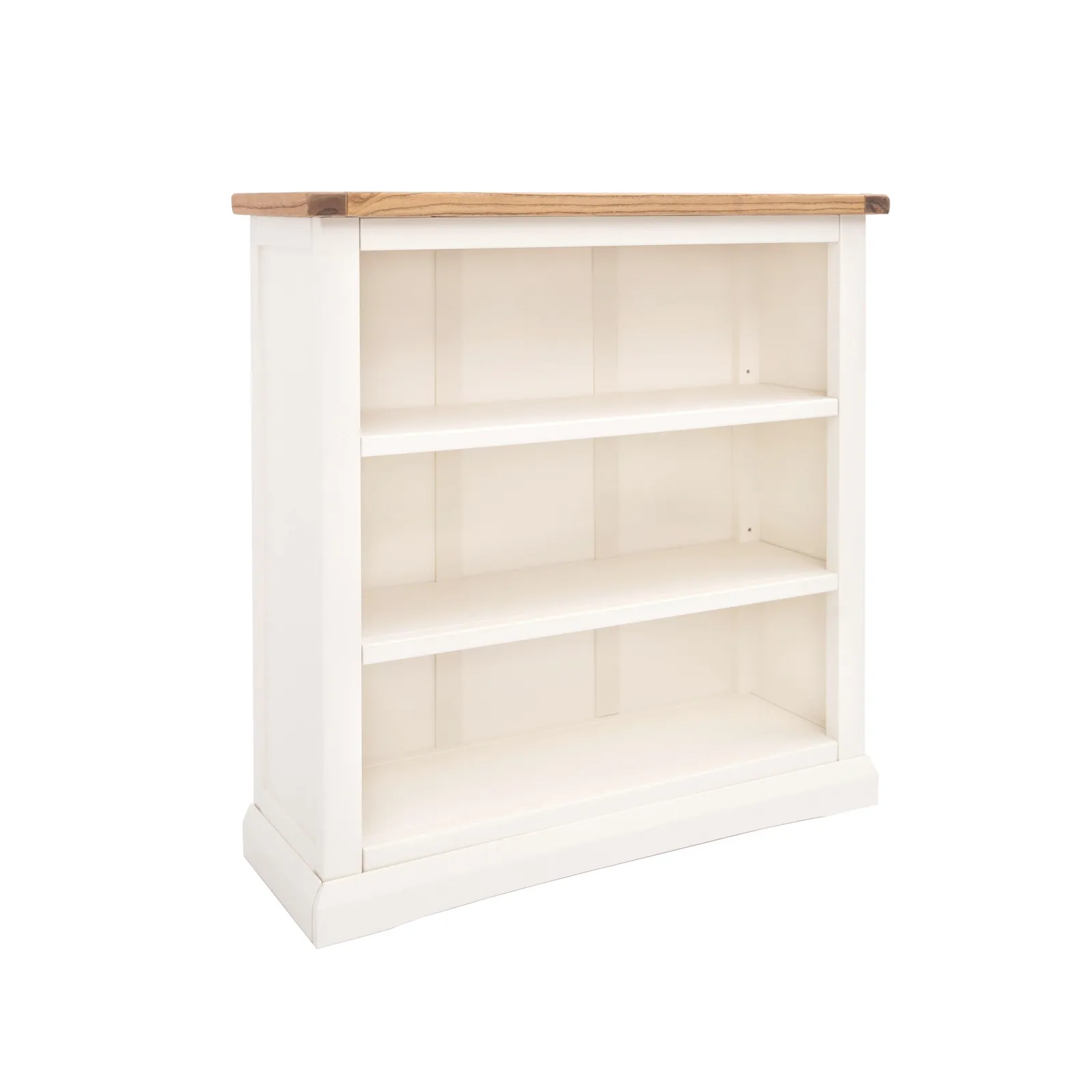 Cabinet Bits Bookcase with plinth 90x90x30cm in Off-White 2