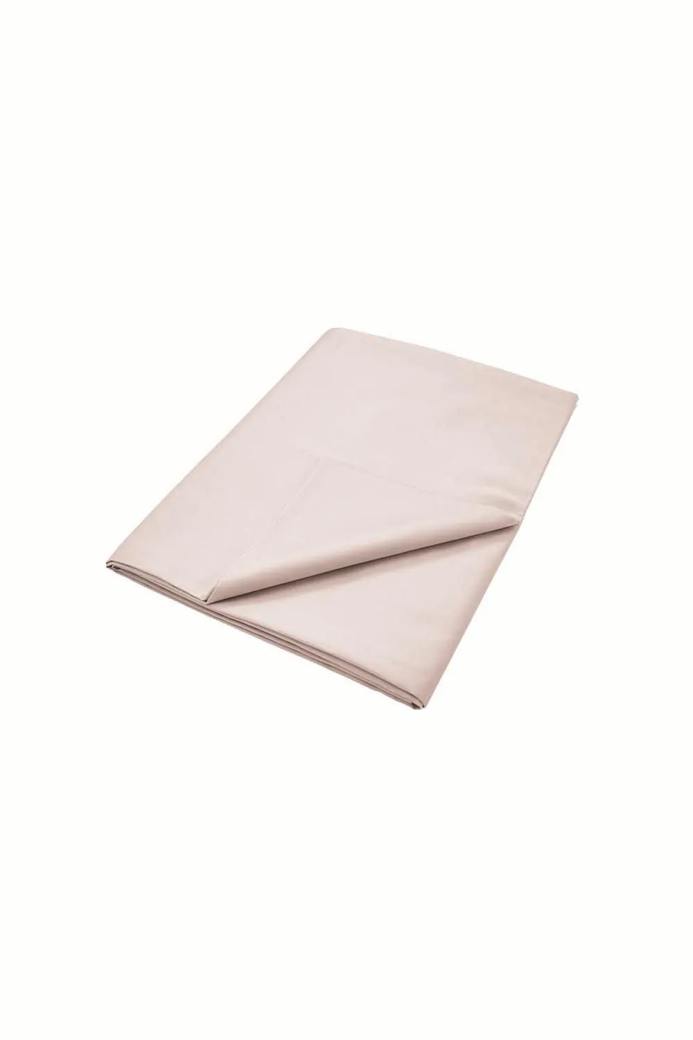 Murmur ' 500TC' Plain Dye Flat Sheet in Light Pink