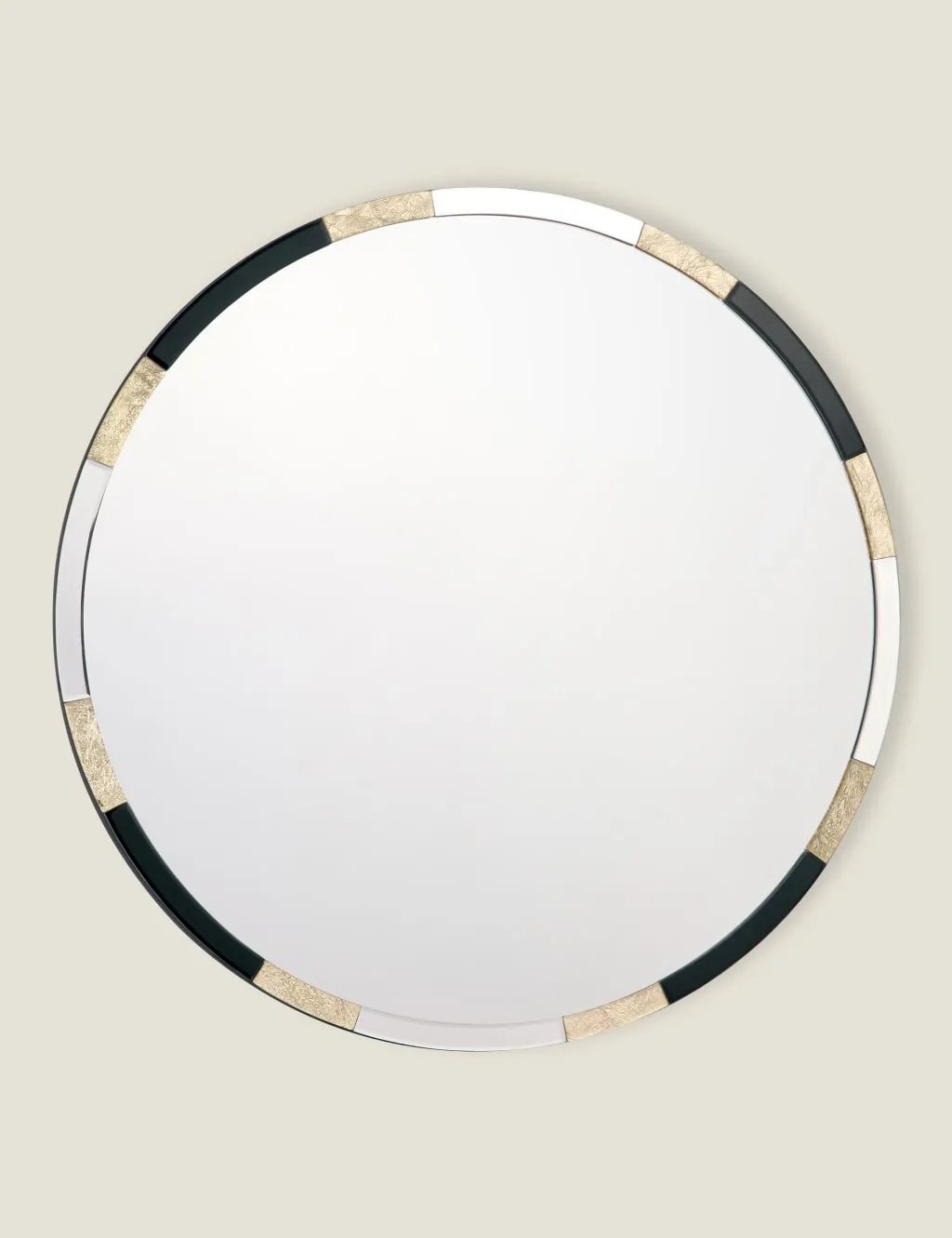 DAR Gadany Round Wall Mirror Silver