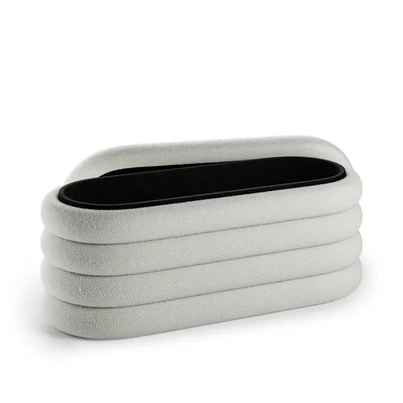 Murray Storage Ottoman, Sherpa 6