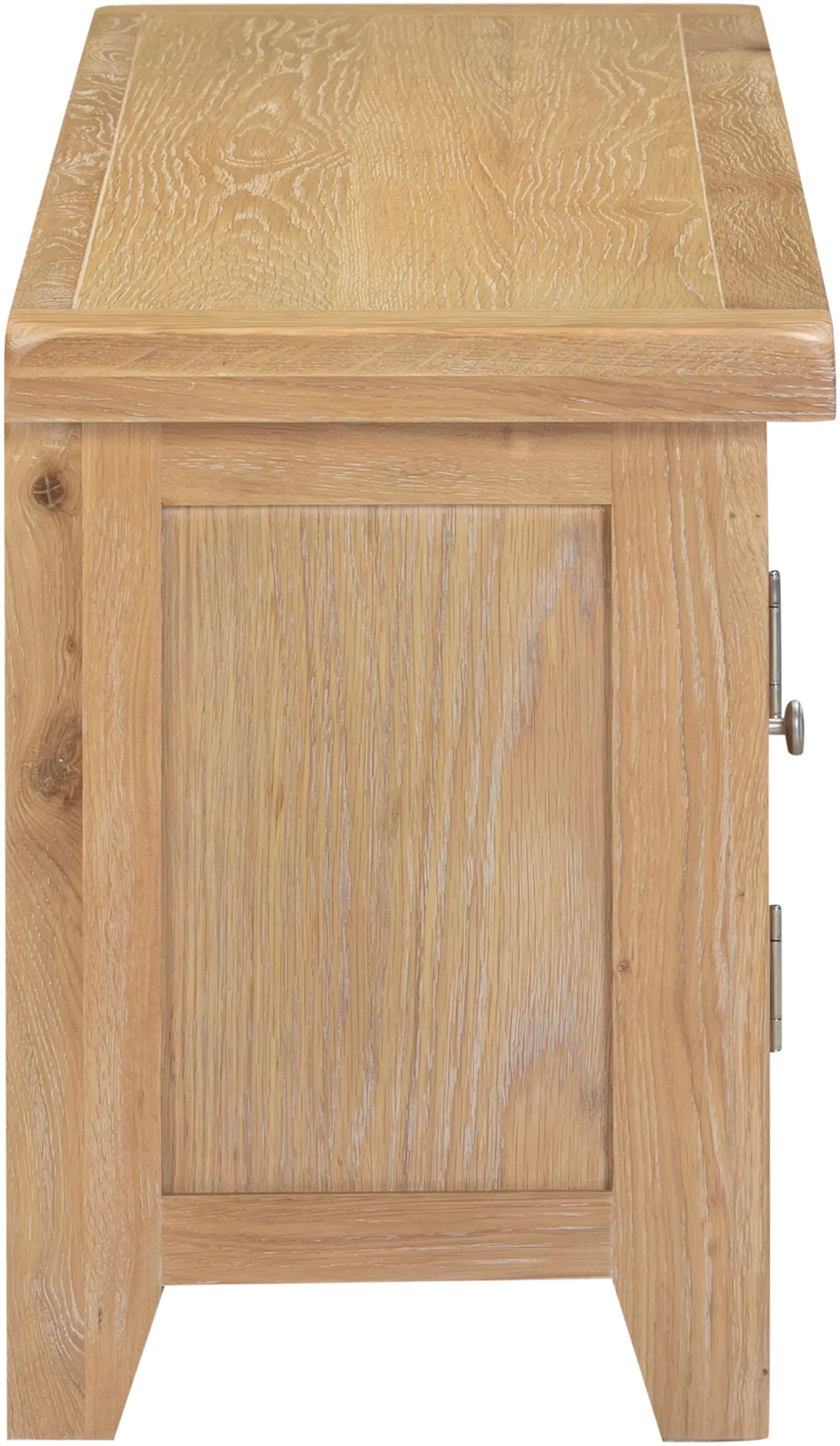 Seconique Windsor Straight TV Unit (Fully Assembled) in Light Oak 5