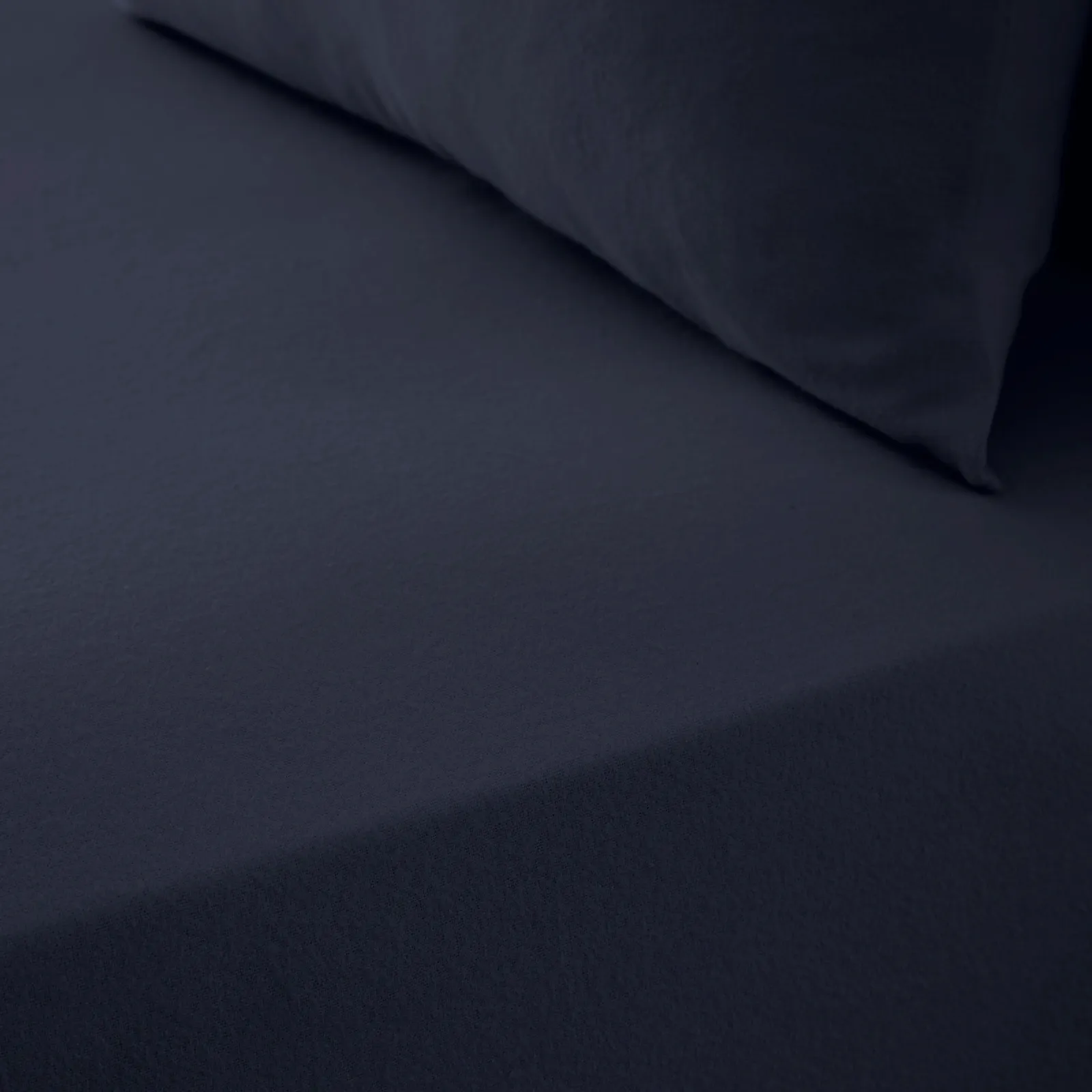 Simply Brushed Cotton Fitted Sheet Navy