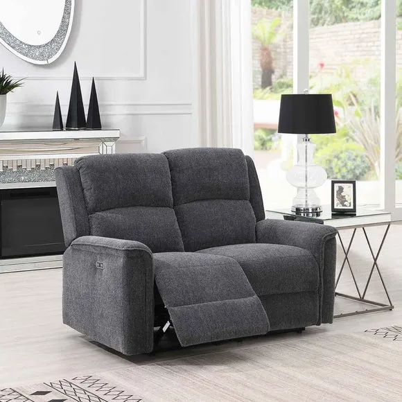 Lanark Chenille Power Recliner 2 Seater Sofa 1