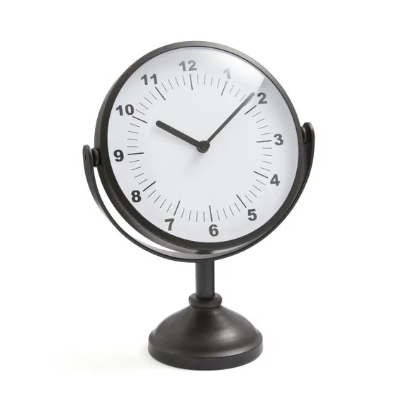 Salvage Yard Round Mantel Clock 3