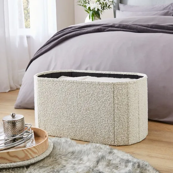 Kristen Lozenge Ottoman with Tray 3