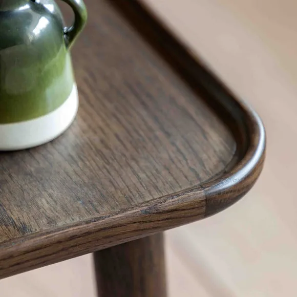 Kalia Nest of Side Tables, Oak Effect 2