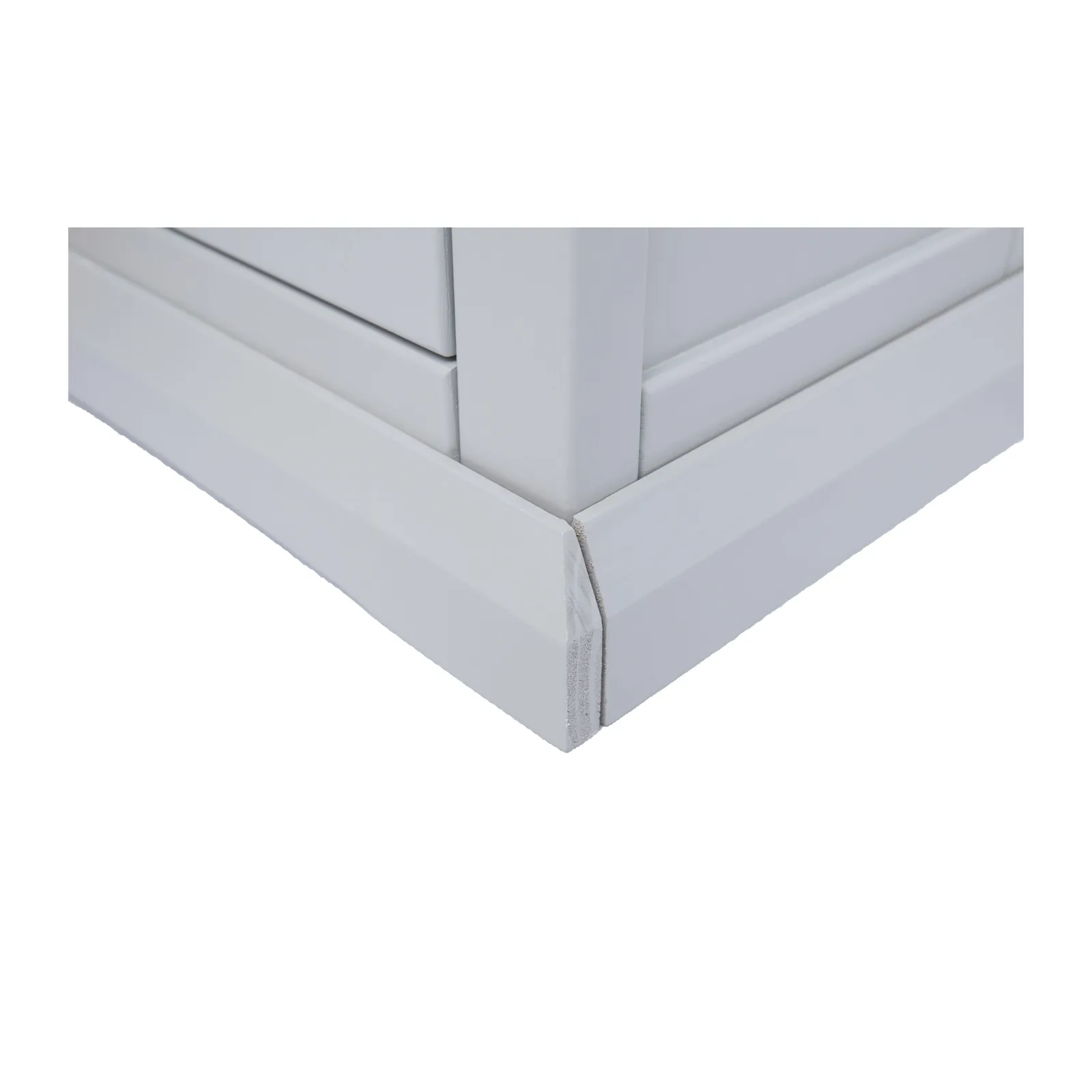 Cabinet Bits Loreo Light Grey 1 Drawer TV Cabinet Chrome Cup Handle 6