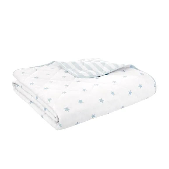 Mini Star and Stripes Cotton Bedspread 4
