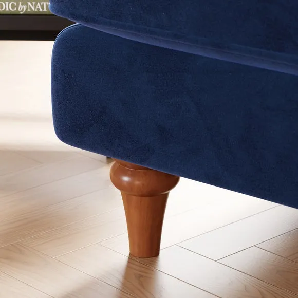Beatrice II Matte Velvet Snuggle Chair 4