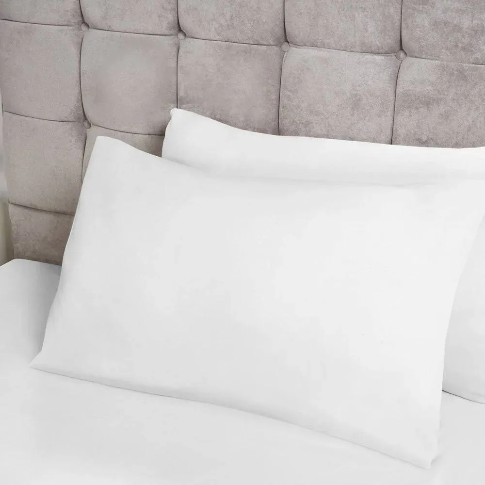 Voltico Soft Touch Pillowcase Pair Easy Care Non Iron - Grey White Black