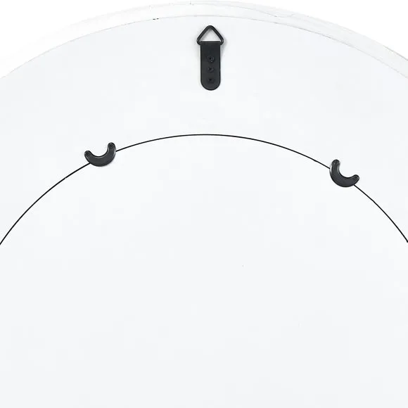 Marble Veneer Round Wall Mirror 4