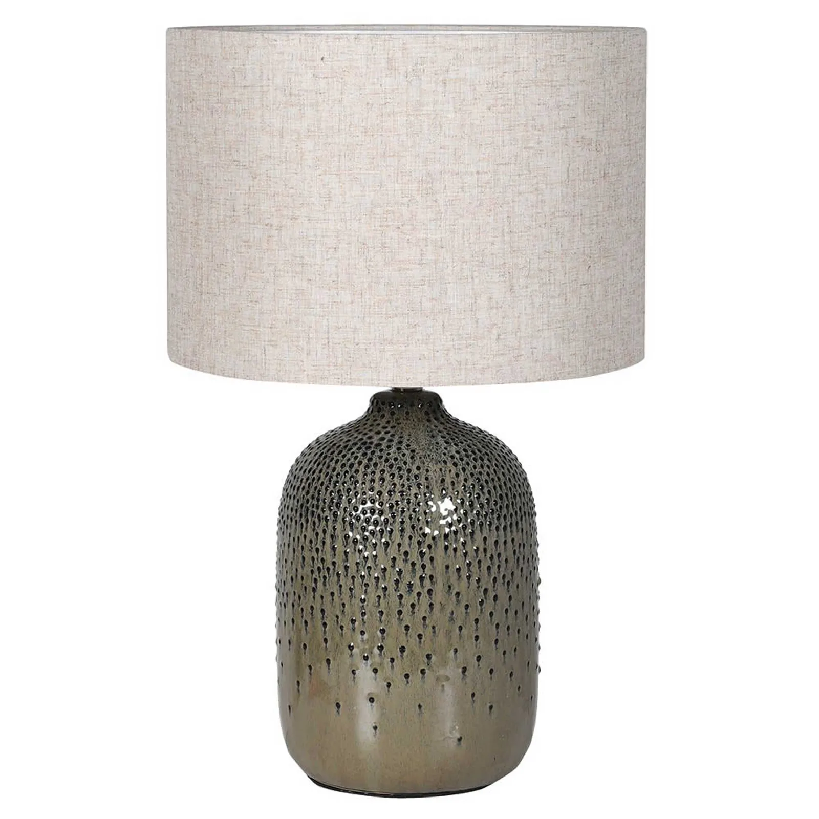 Textured Green Table Lamp Ceramic | Barker & Stonehouse