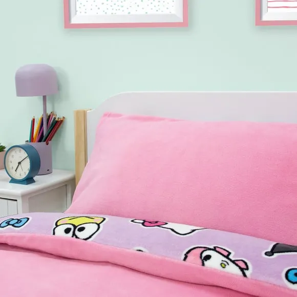 Hello Kitty Chill Fleece Duvet Cover & Pillowcase Set 4