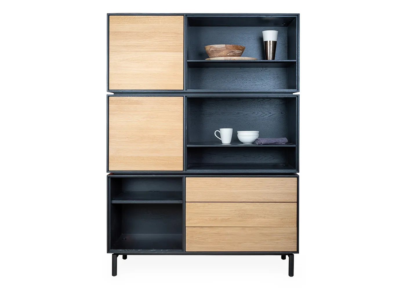 Ercol Modulo Sideboard Black and Oak