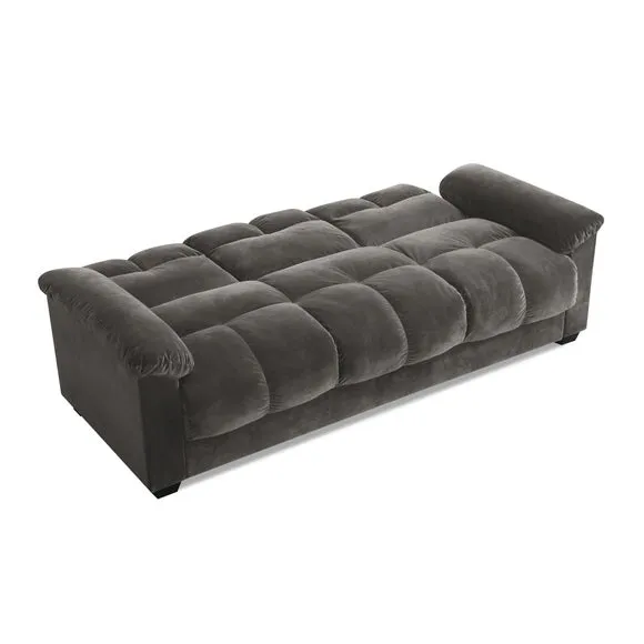 Margo Velvet with Storage Double Sofa Bed 5