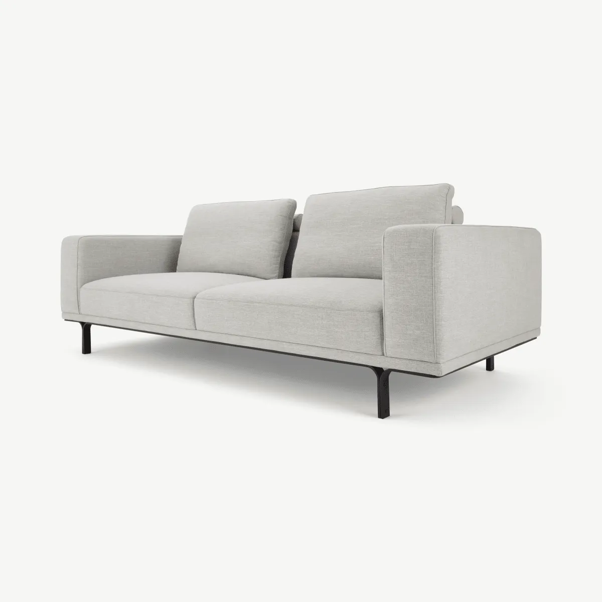 Nocelle 3 Seater Sofa, Chic Grey Fabric