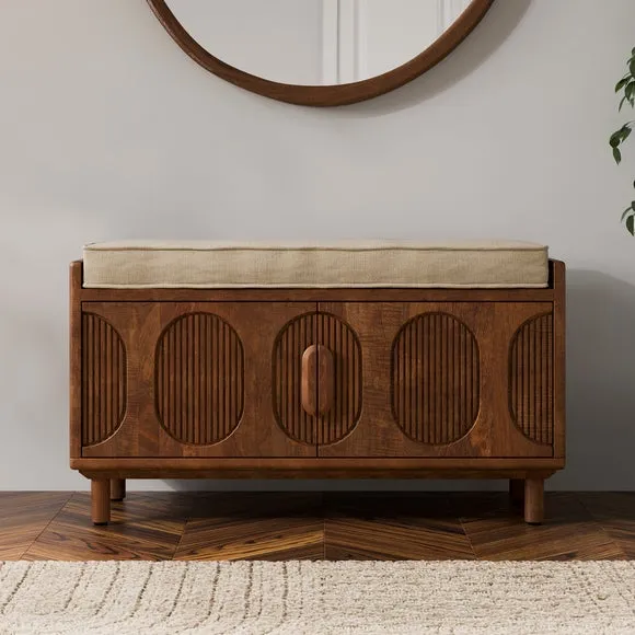 Khari Storage Bench, Mango Wood