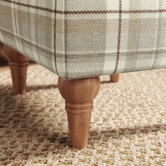 Charnwood Checked Storage Footstool 5