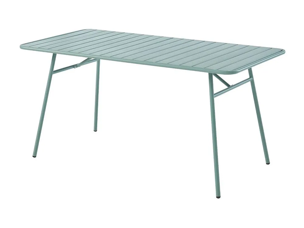 Vente-unique Garden Table L.160 Cm Metal - Almond Green - MIRMANDE By MYLIA 2